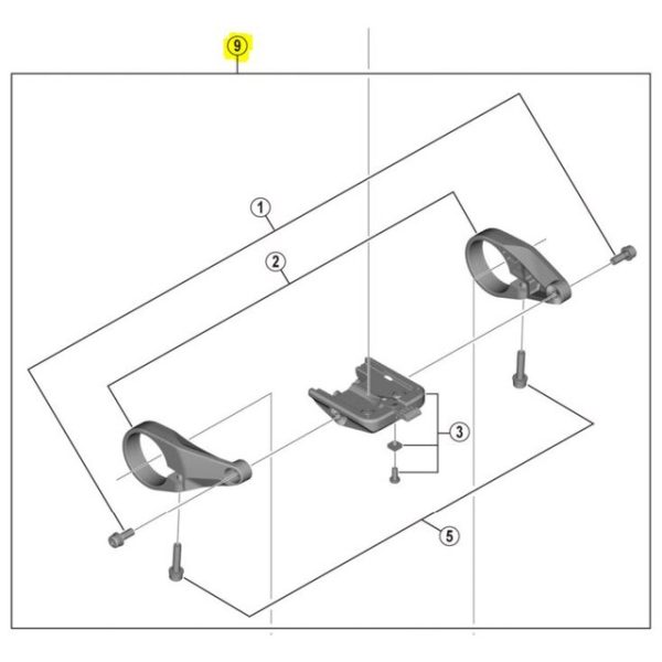 Shimano SC-E6100 bracket unit