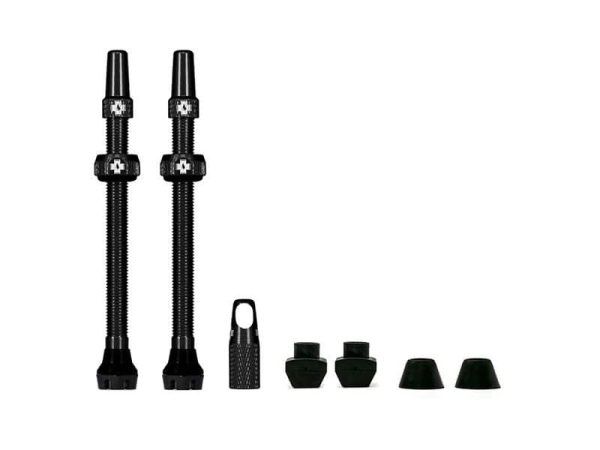 MUC-OFF Tubeless Ventil Kit V. 2.0 80mm Sort