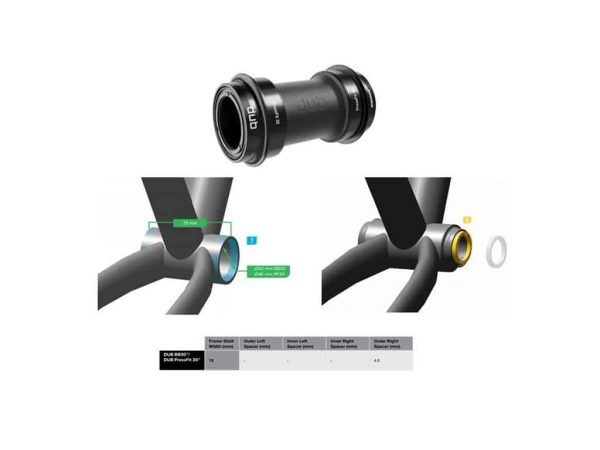 SRAM DUB PF30, 68/73 mm kranklager