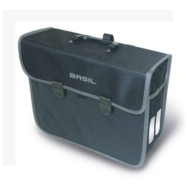 Basil Malaga Rear Take Away Bag 13L Black