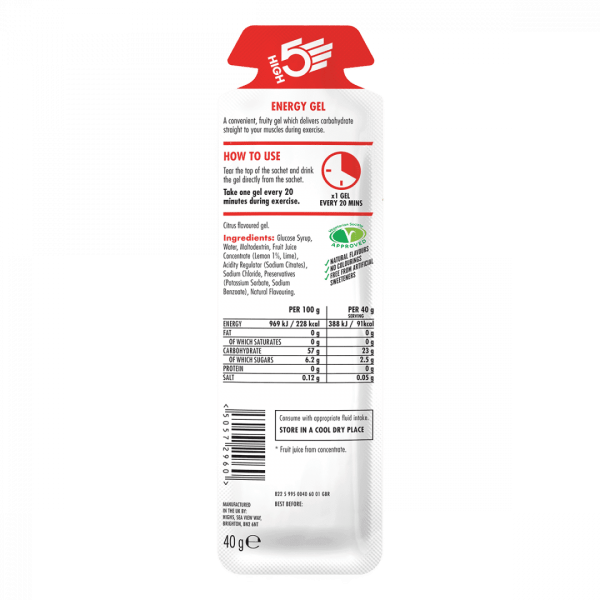 HIGH5 EnergyGel Sitrus 40g