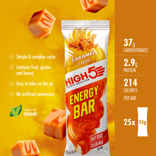 HIGH5 EnergyBar Karamell 55gr