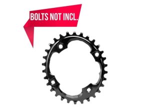ABSOLUTEBLACK 34T 1x10/11/12 speed Ø94mm oval 4 holes ink. bolter krankdrev