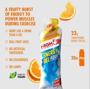 HIGH5 EnergyGel Aqua Appelsin 66gr