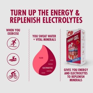 HIGH5 5-pk EnergyGel Electrolyte Bringebær - Bilde 2
