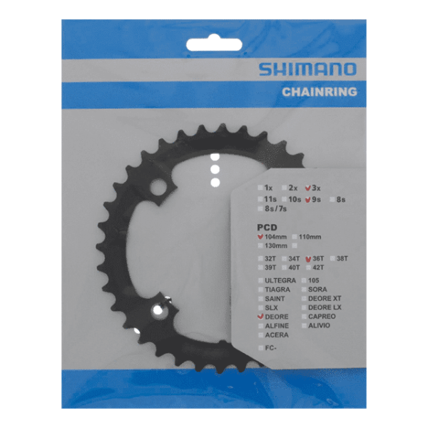 Shimano 36T FC-M590 104mm krankdrev