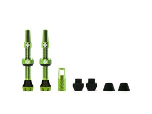 MUC-OFF Tubeless Ventil Kit V. 2.0 44 mm Grønn