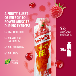 HIGH5 EnergyGel Bær 40g - Bilde 6