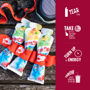 HIGH5 EnergyGel Aqua Bær 66gr - Bilde 3