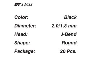 DT SWISS Competition Eiker 2/1,8/2 288mm