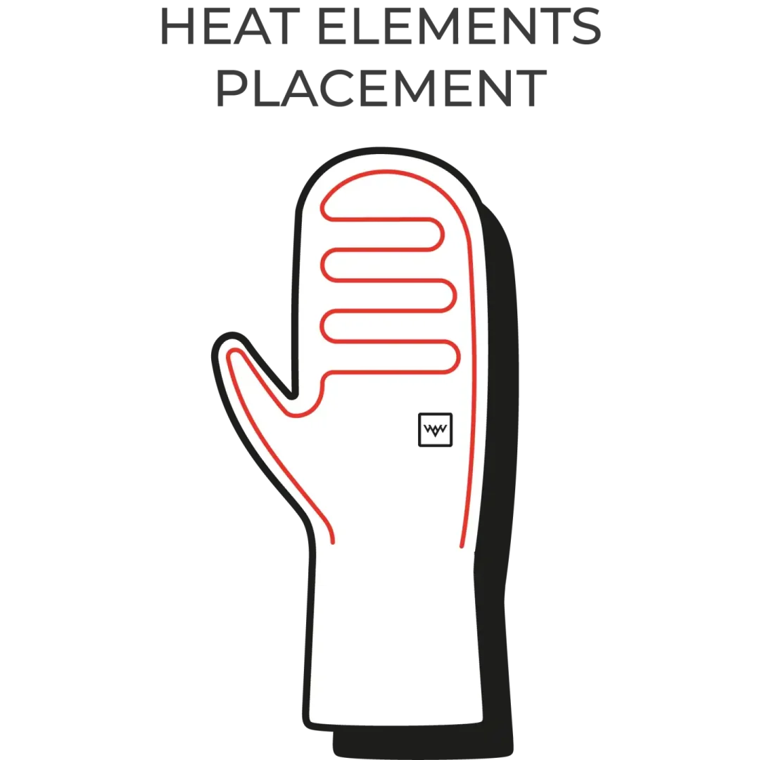 HeatX Heated Outdoor Mittens - Bilde 4